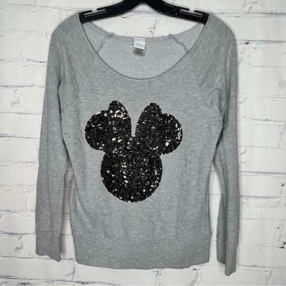 Disney Mickey Mouse XS gray sweatshirt - Picture 1 of 5